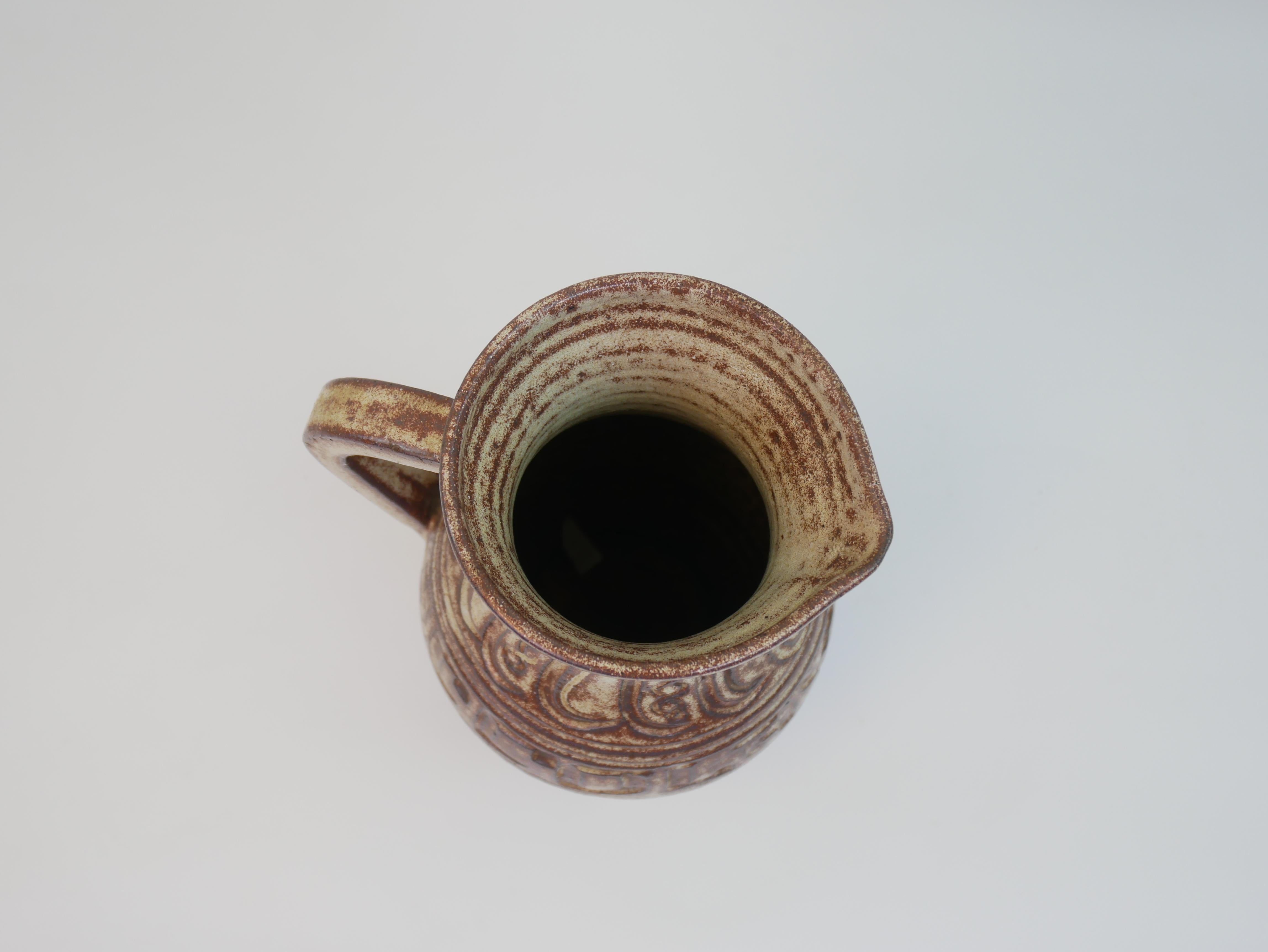 Jarra icónica de cerámica Accolay circa 1960 en venta 4