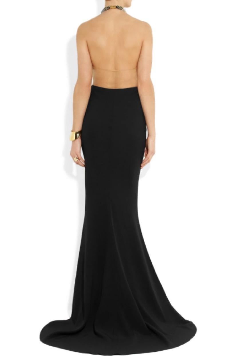 Iconic Alexander McQueen Sequin Embellished Bodice Gown as seen on Naomi In New Condition In Montgomery, TX