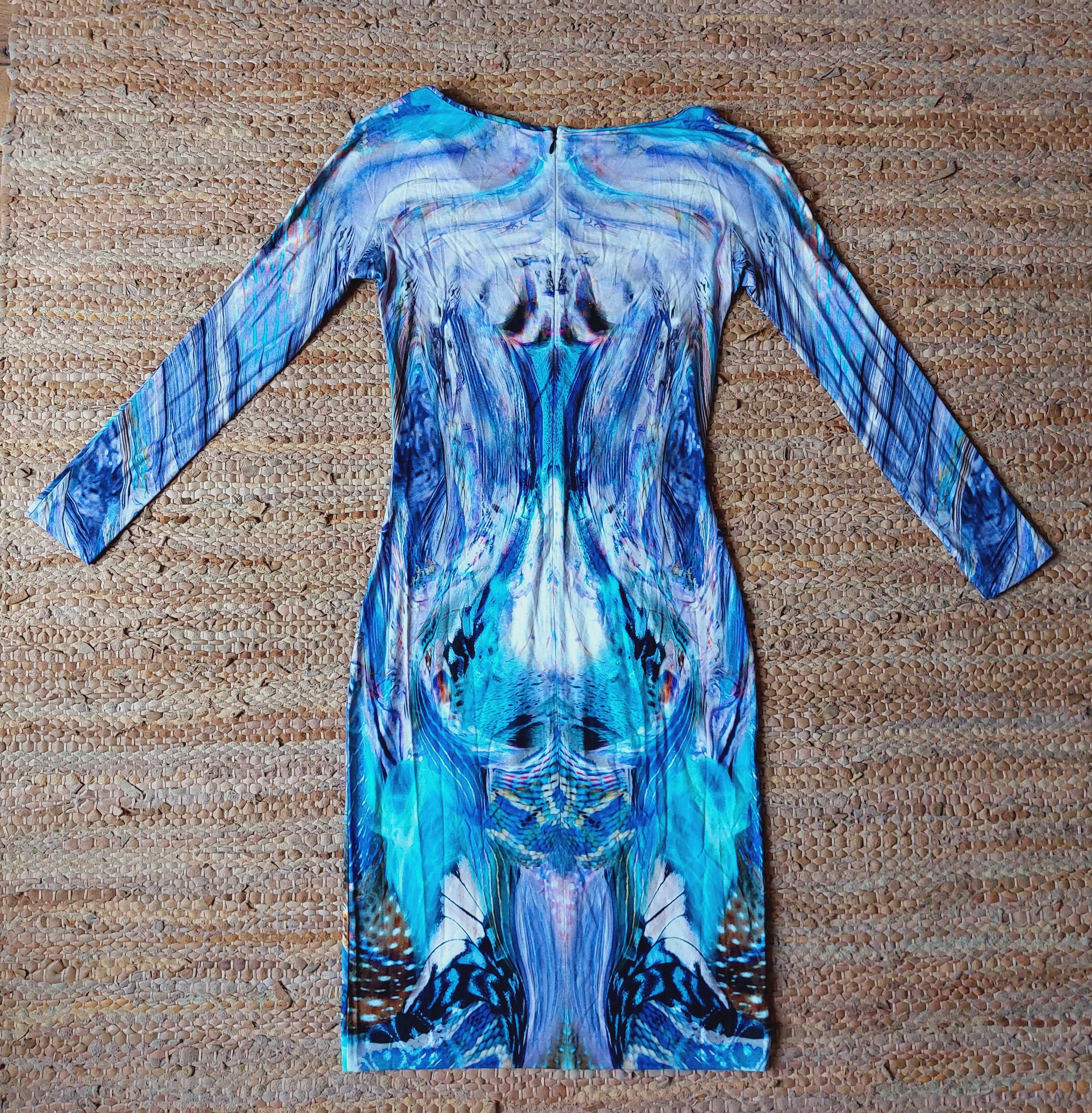 Women's ICONIC ALEXANDER MсQUEEN 2010 Plato Medusa Fantasy Atlantis Couture Dress For Sale