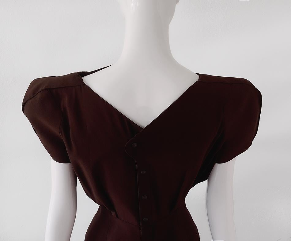 Ikonisches und äußerst seltenes Thierry Mugler-Kleid F/S 1988 Skulpturales Kleid  im Angebot 1