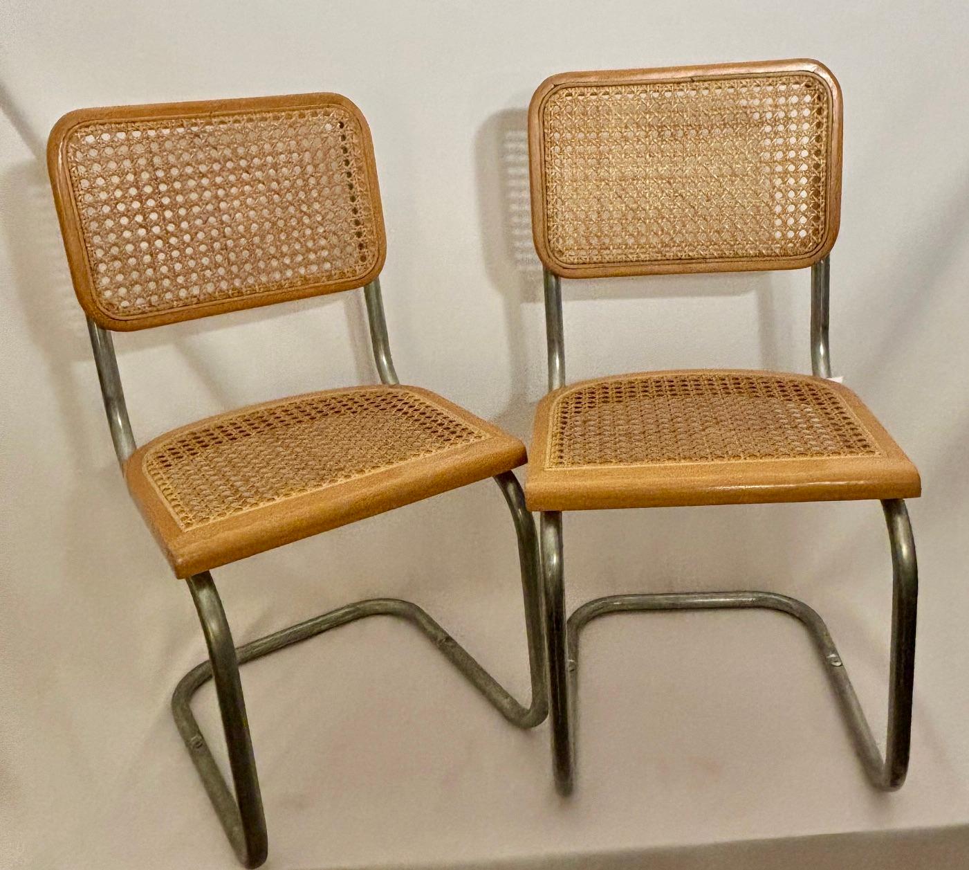 American Iconic and rare children's Breuer chairs/ set of 4 For Sale