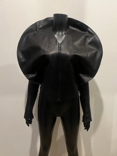 Iconic and Rare Maison Martin Margiela Circle Leather Jacket