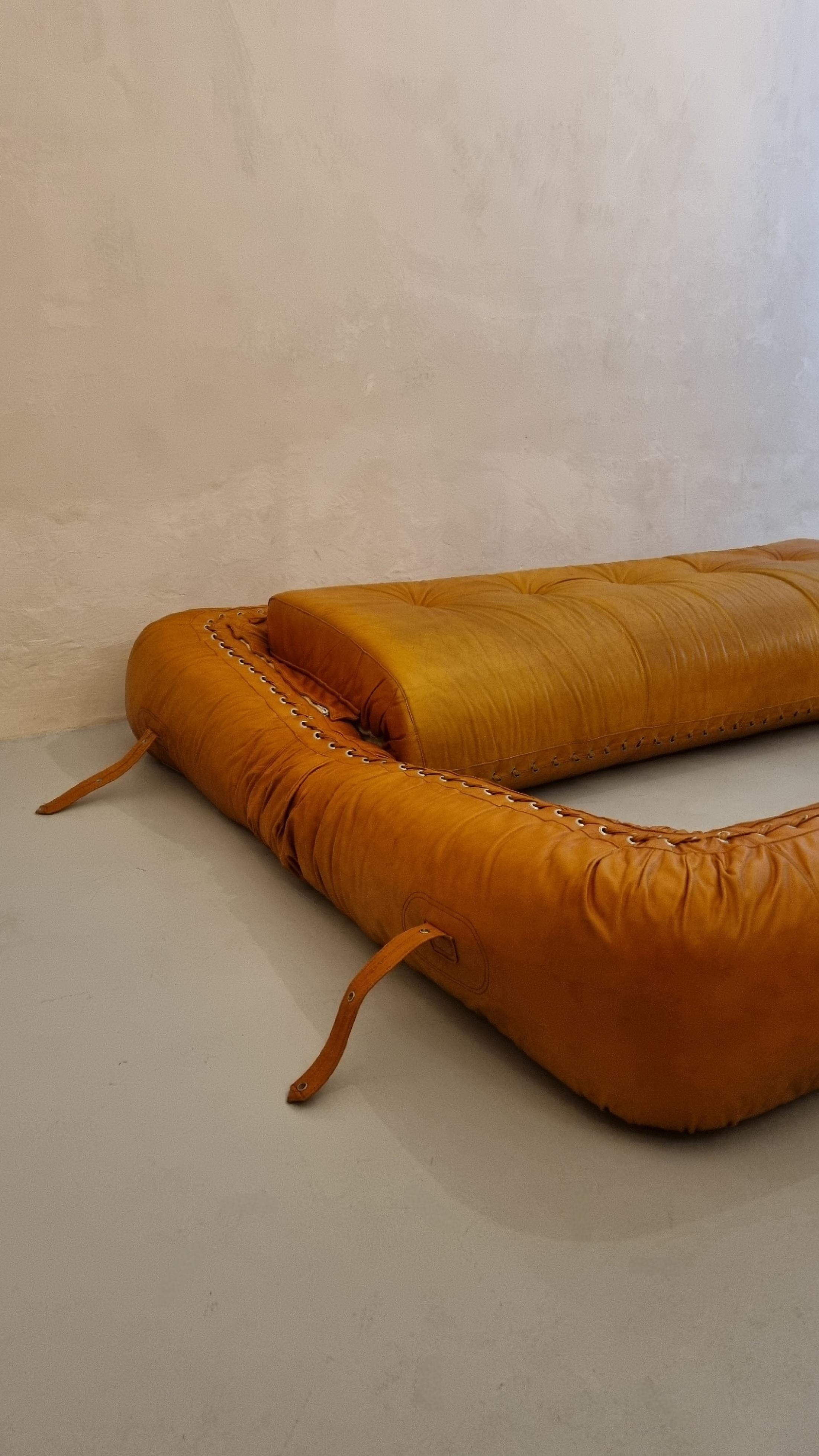Iconic Anfibio sofa by Alessandro Becchi for Giovannetti 1970 For Sale 1