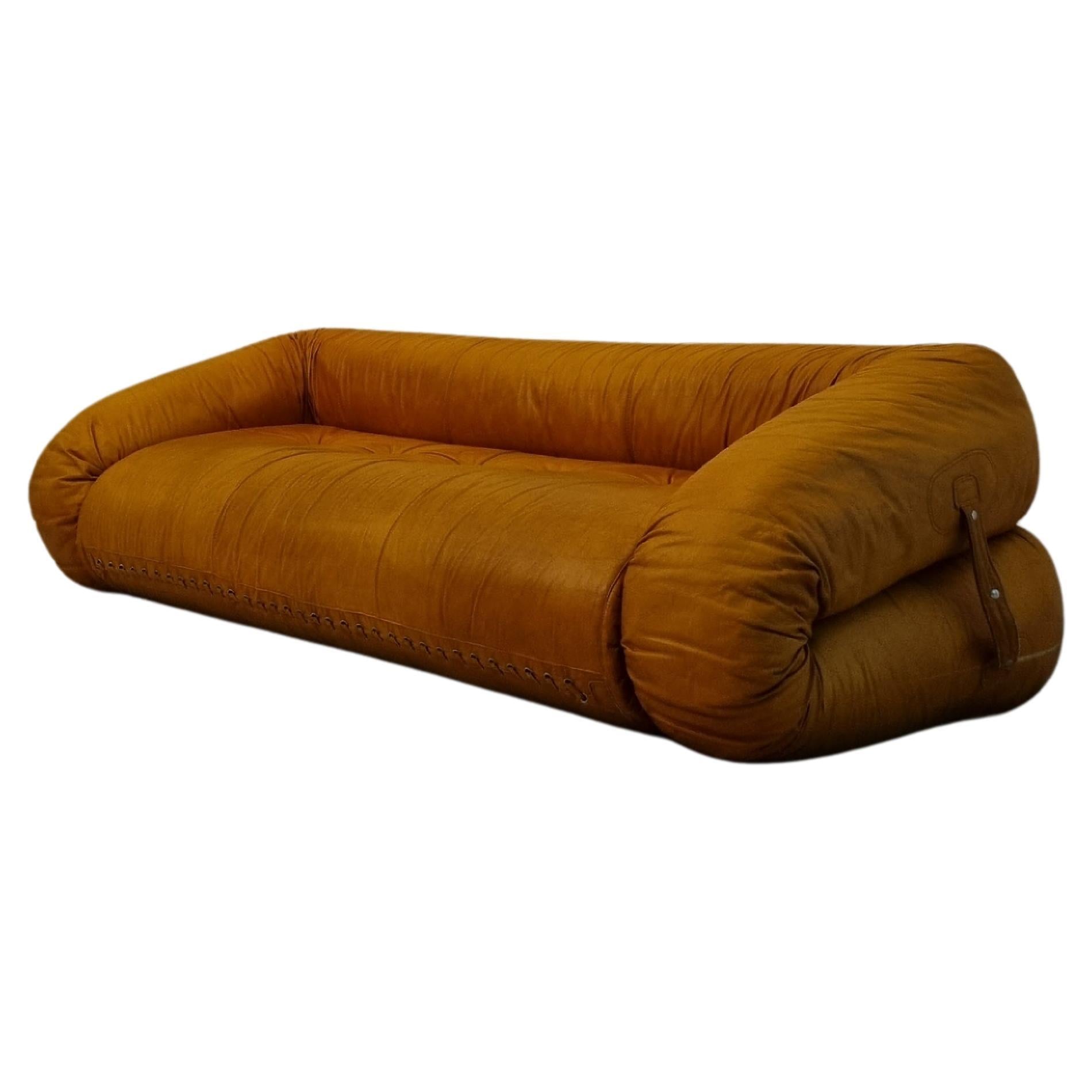 Iconic Anfibio sofa by Alessandro Becchi for Giovannetti 1970 For Sale