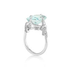 Ikonischer Aquamarin-Knotenring