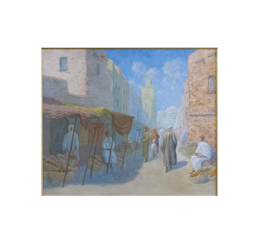 arab market painting