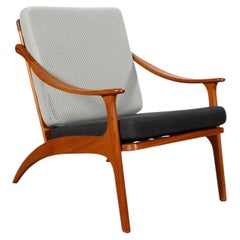 Retro "Lean back" lounge chair by Danish designer Arne Hovmand-Olsen