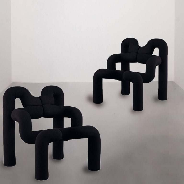 Iconic Armchairs by Terje Ekstrom, Norway, 1980s at 1stDibs