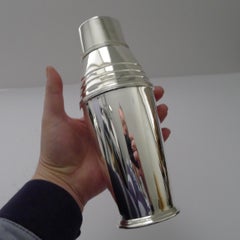 Iconico shaker da cocktail Art Deco di Adie Brothers, circa 1930