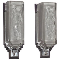 Iconic Art Deco Nude Sconces