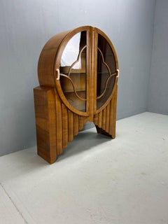 Iconic Art Deco 'Rocket' Display Cabinet, English, 1935
