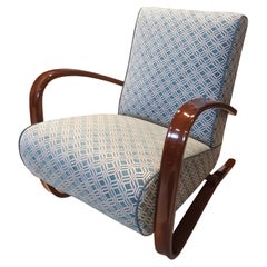 Iconic Artdeco Halabala H269 Armchair After Luxurious Renovation