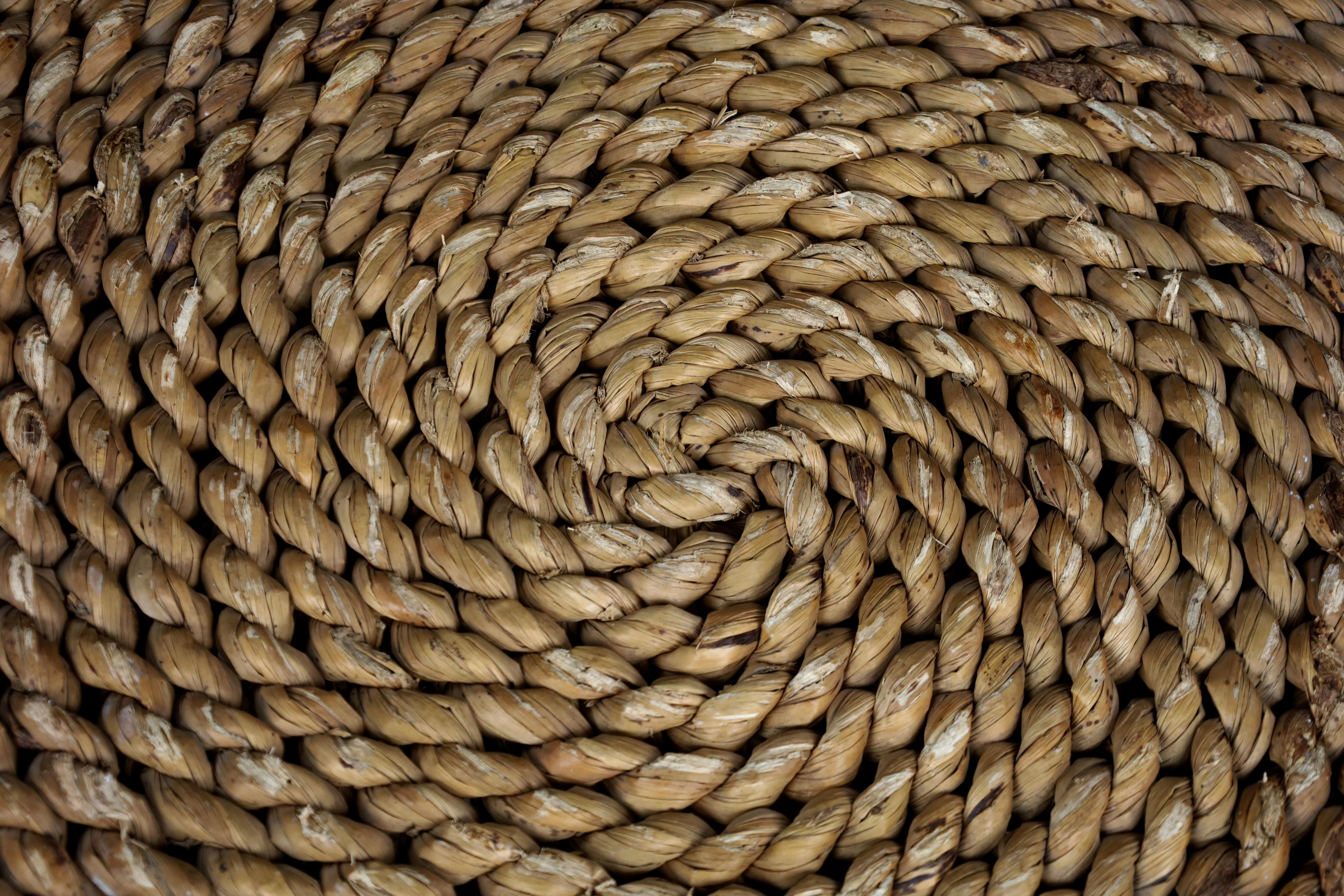 Iconic Audoux & Minet Rope Side / Coffee Table, France, 1950s in vendita 9