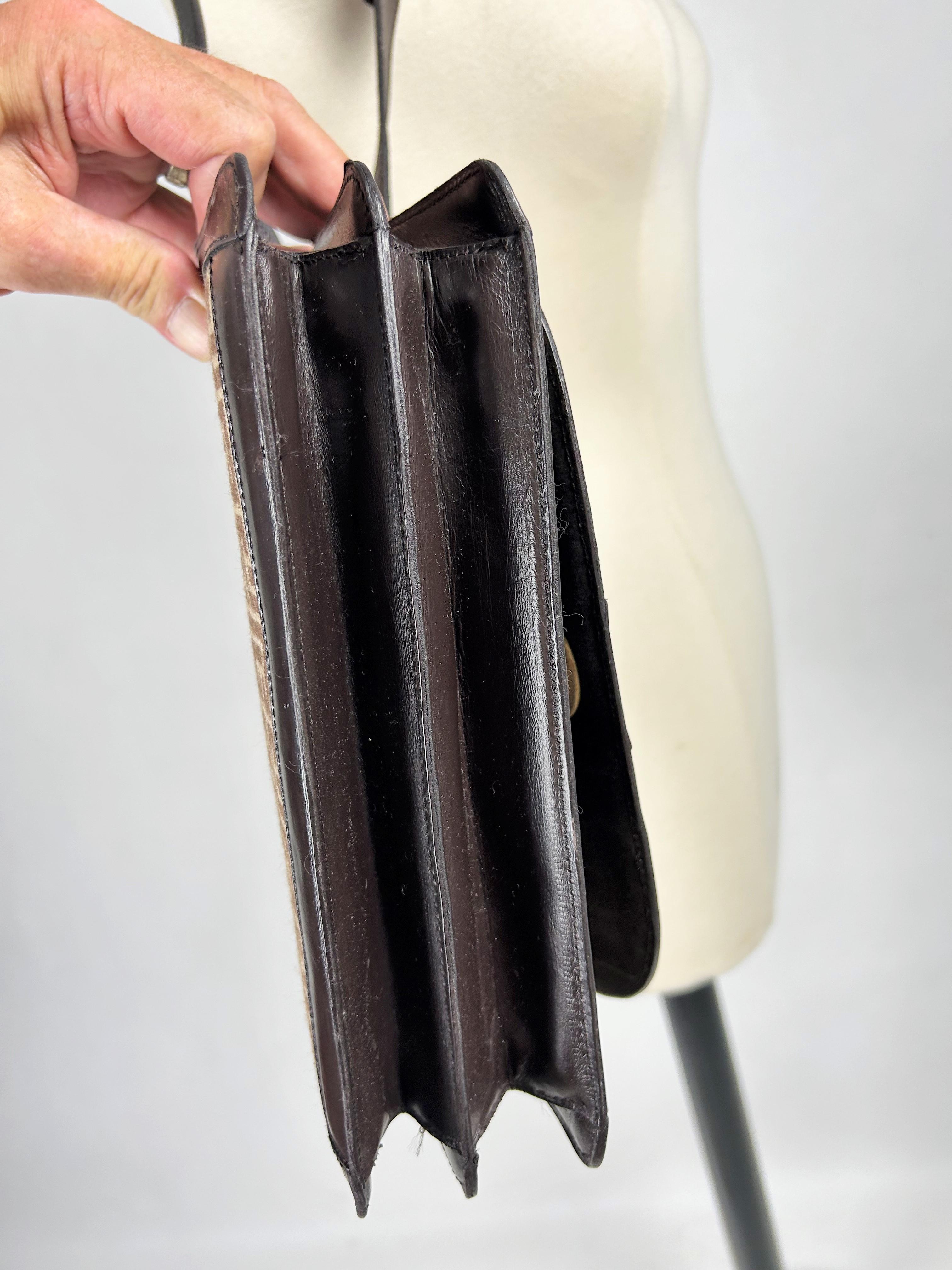 Bolso icónico de Pierre Balmain con monograma Laberinto - París Circa 1971-1975 en venta 7