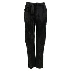 Iconic Balenciaga by Ghesquiere Black Cargo Pants 2002