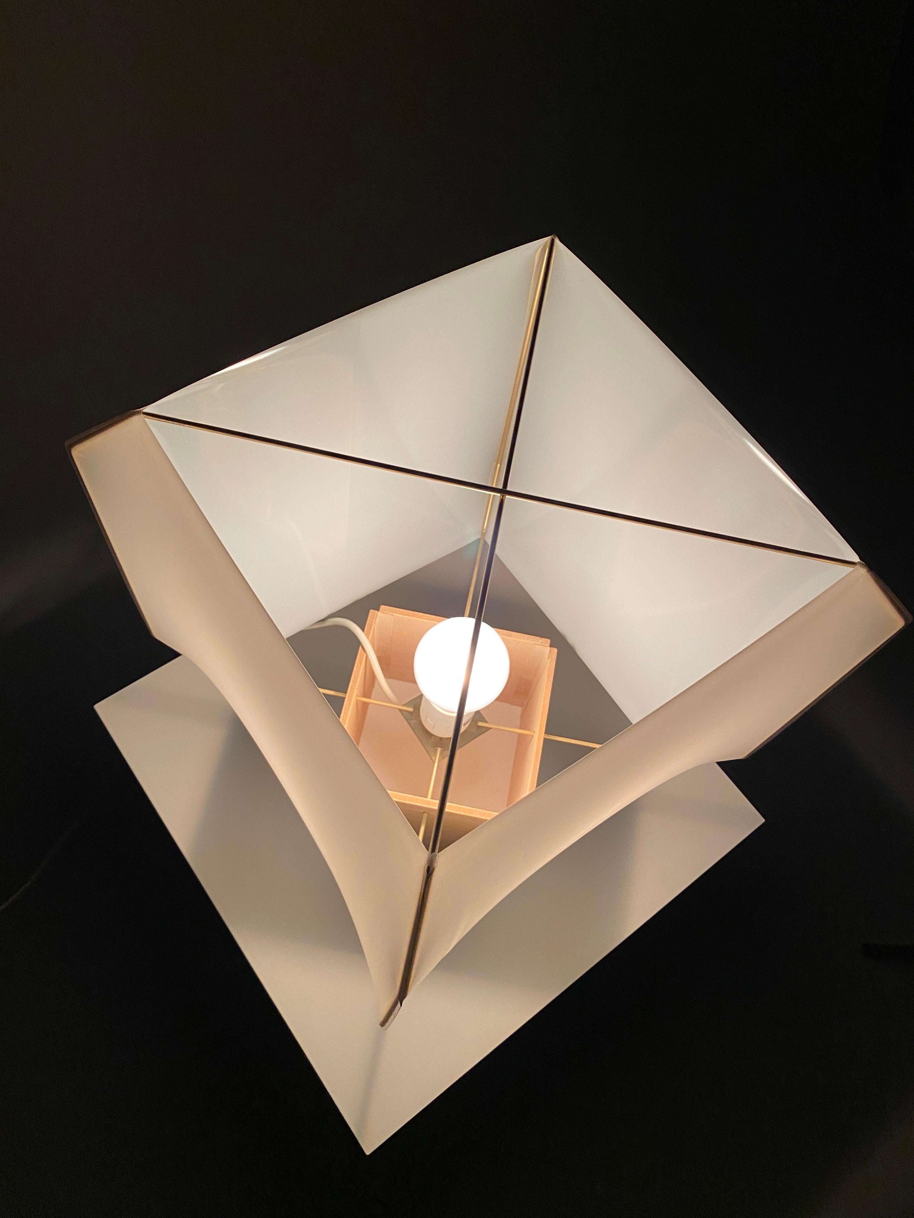 Iconic Bali Table Lamp by Bruno Munari for Danese Milano 1958 Moderno de mediados de siglo en venta