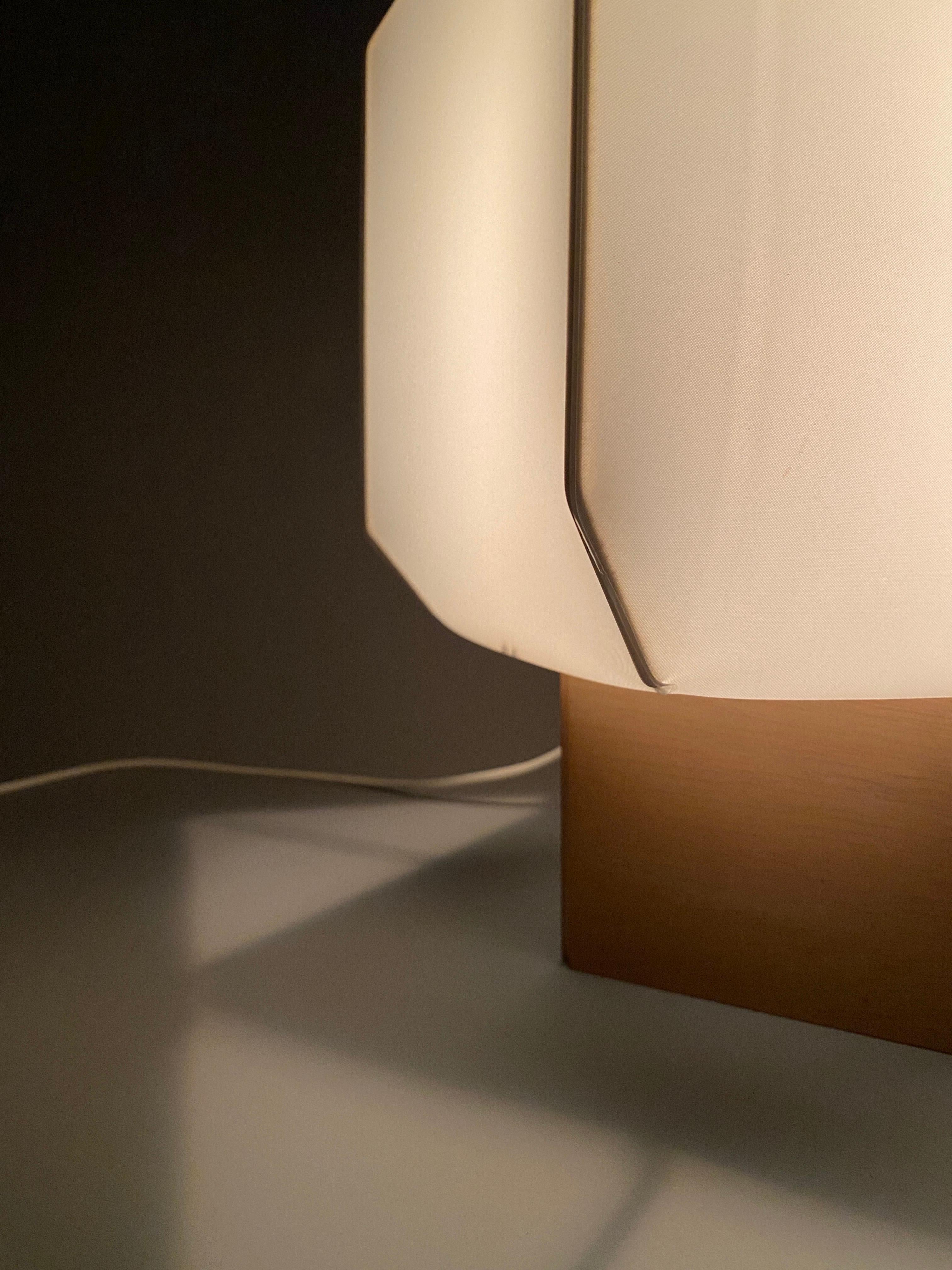 Iconic Bali Table Lamp by Bruno Munari for Danese Milano 1958 en Bueno estado para la venta en Weesp, NL