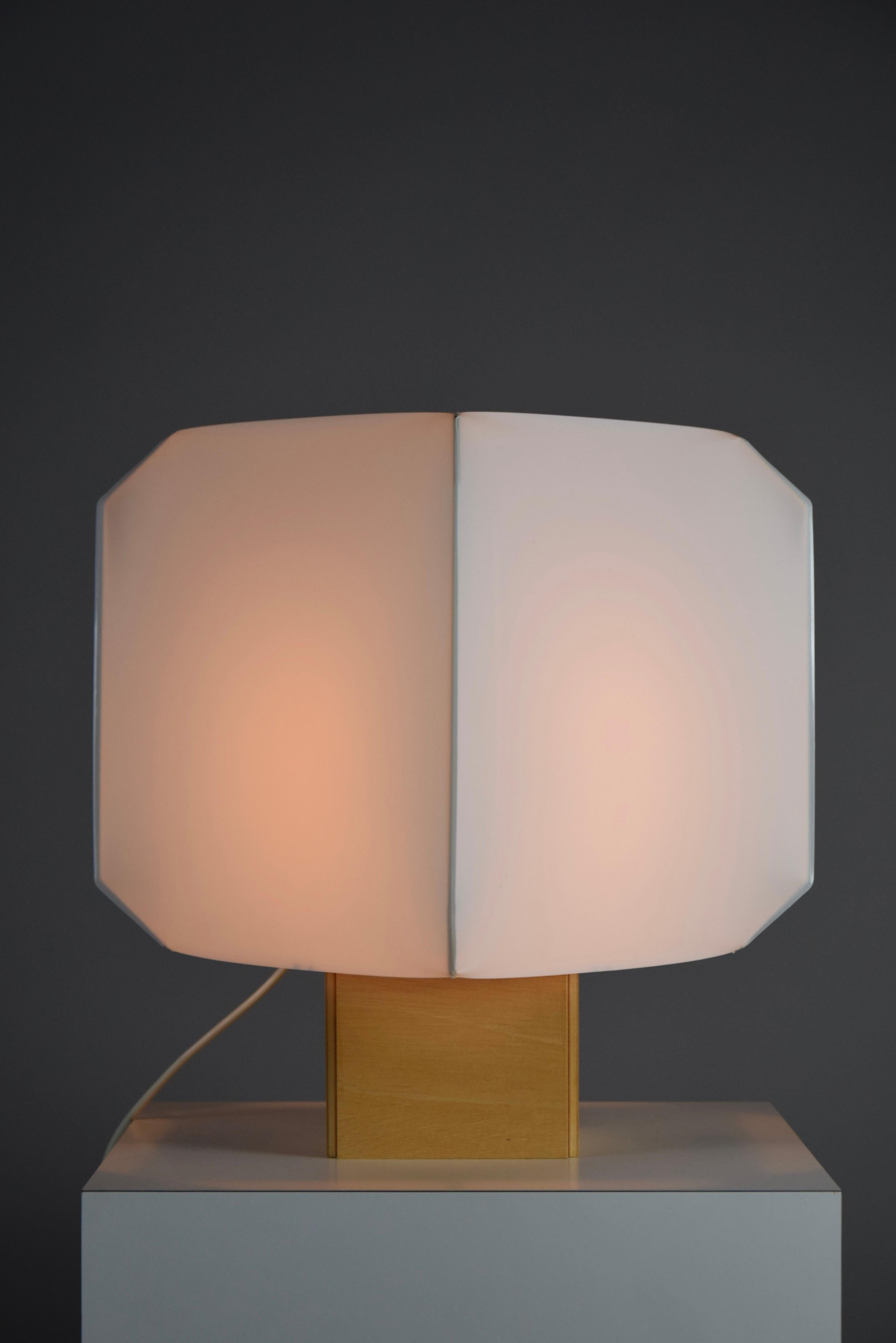 Iconic Bali Table Lamp by Bruno Munari for Danese Milano 1958 Italiano en venta