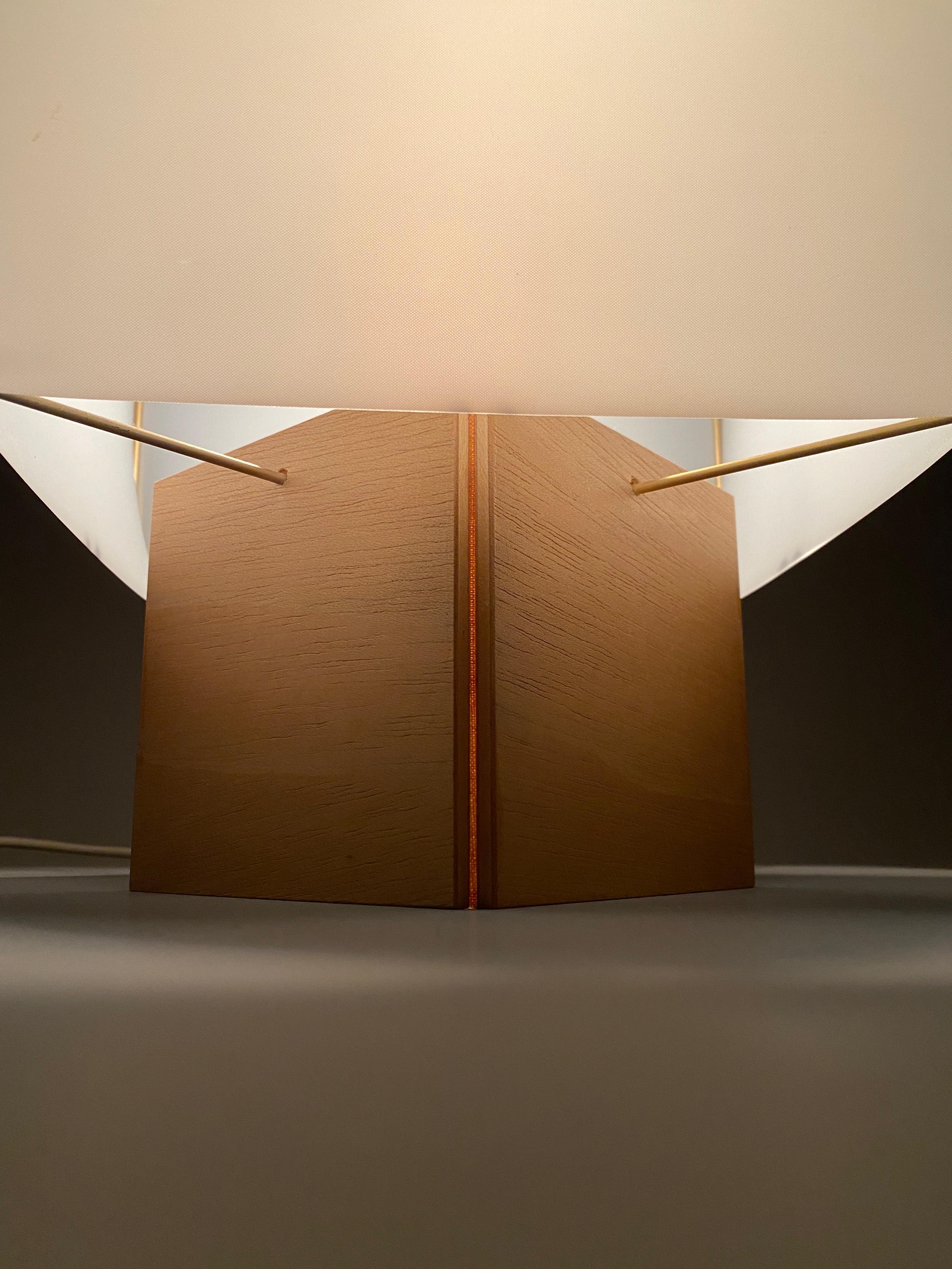 Iconic Bali Table Lamp by Bruno Munari for Danese Milano 1958 Tela en venta