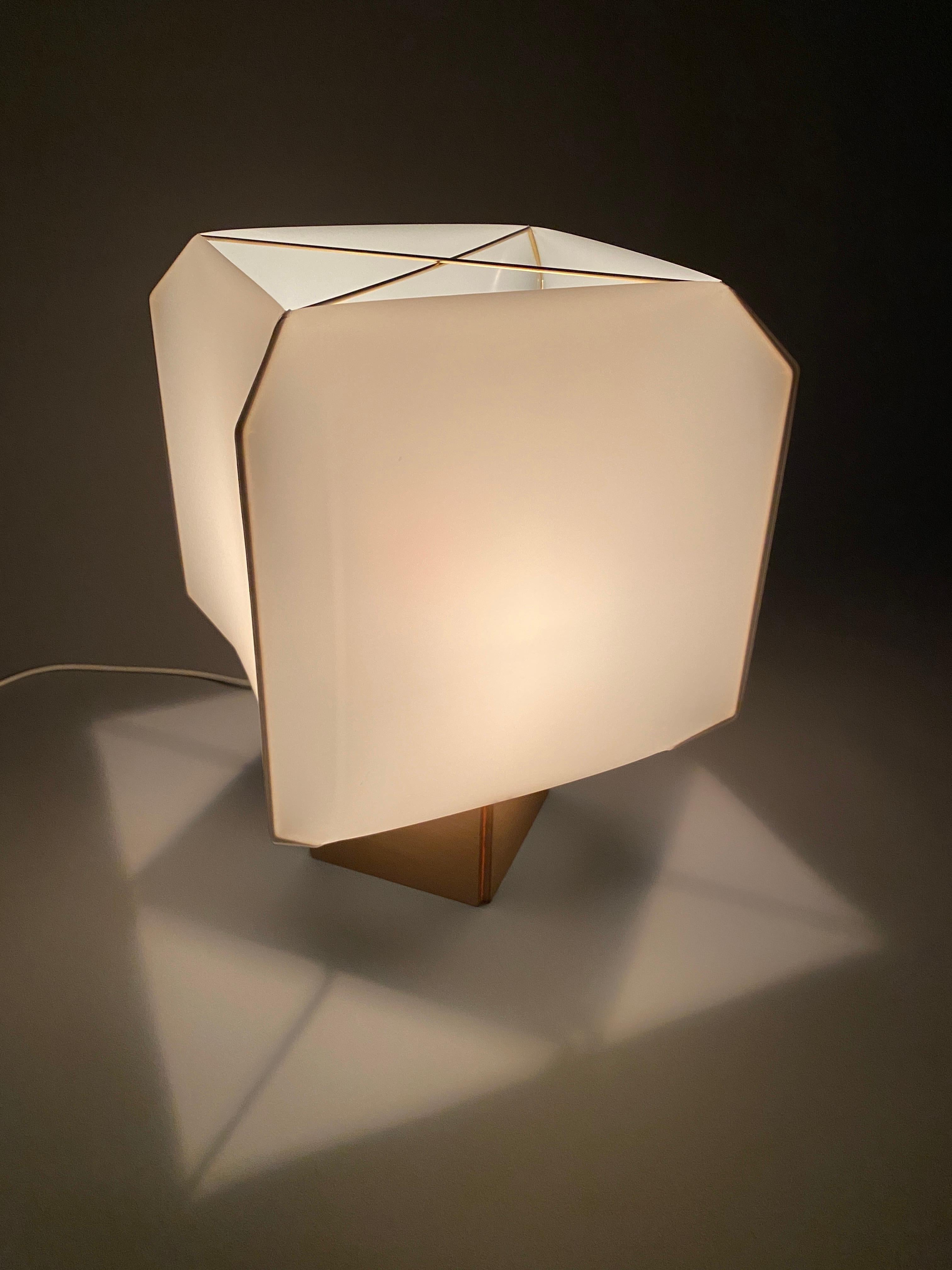Iconic Bali Table Lamp by Bruno Munari for Danese Milano 1958 en venta 1