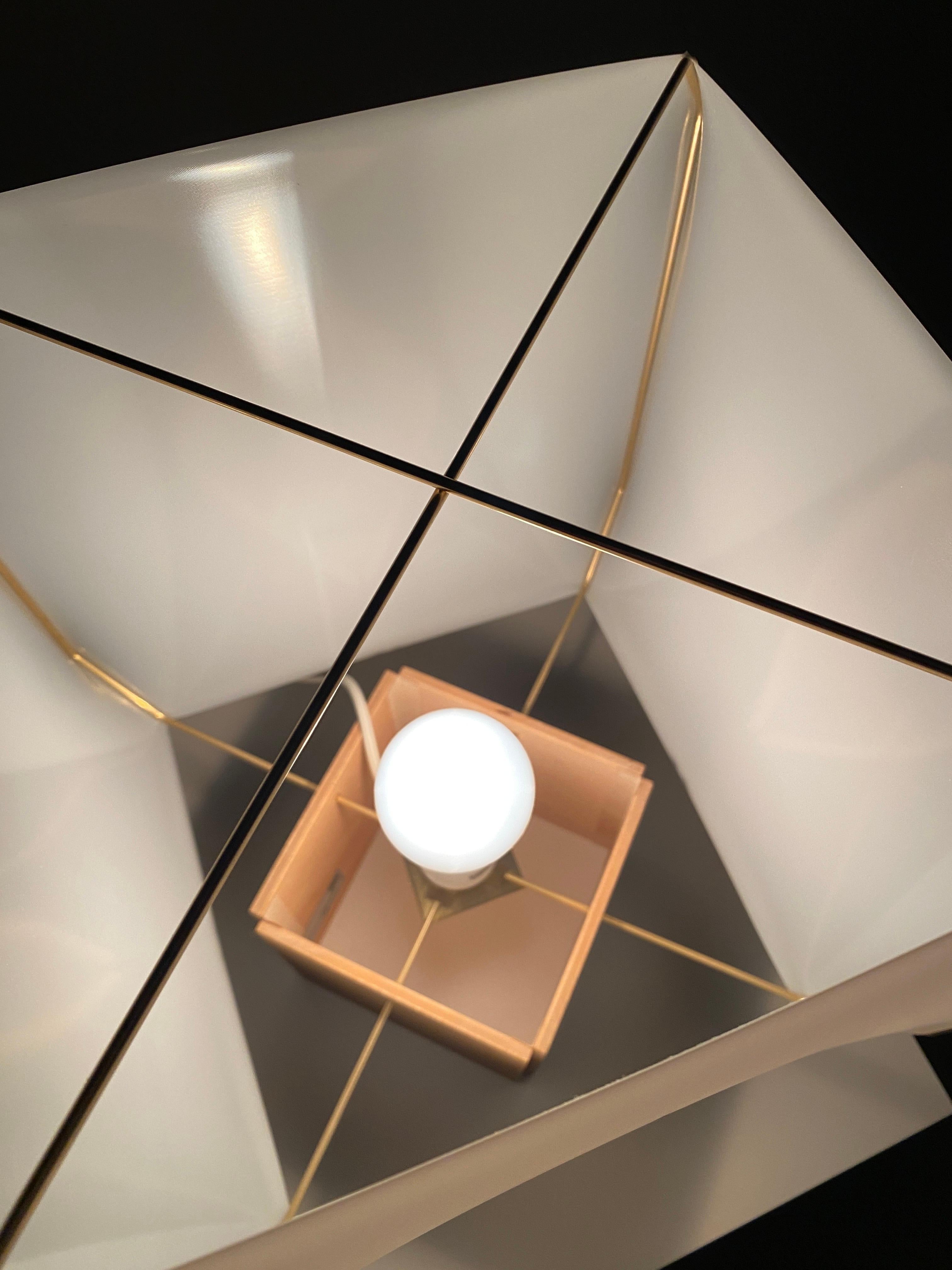 Iconic Bali Table Lamp by Bruno Munari for Danese Milano 1958 en venta 2