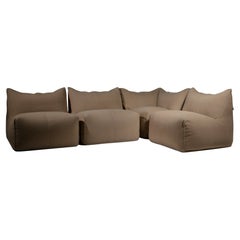 Iconic "Bambole" Sectional Corner Sofa by Mario Bellini for B&B Italia, 1972