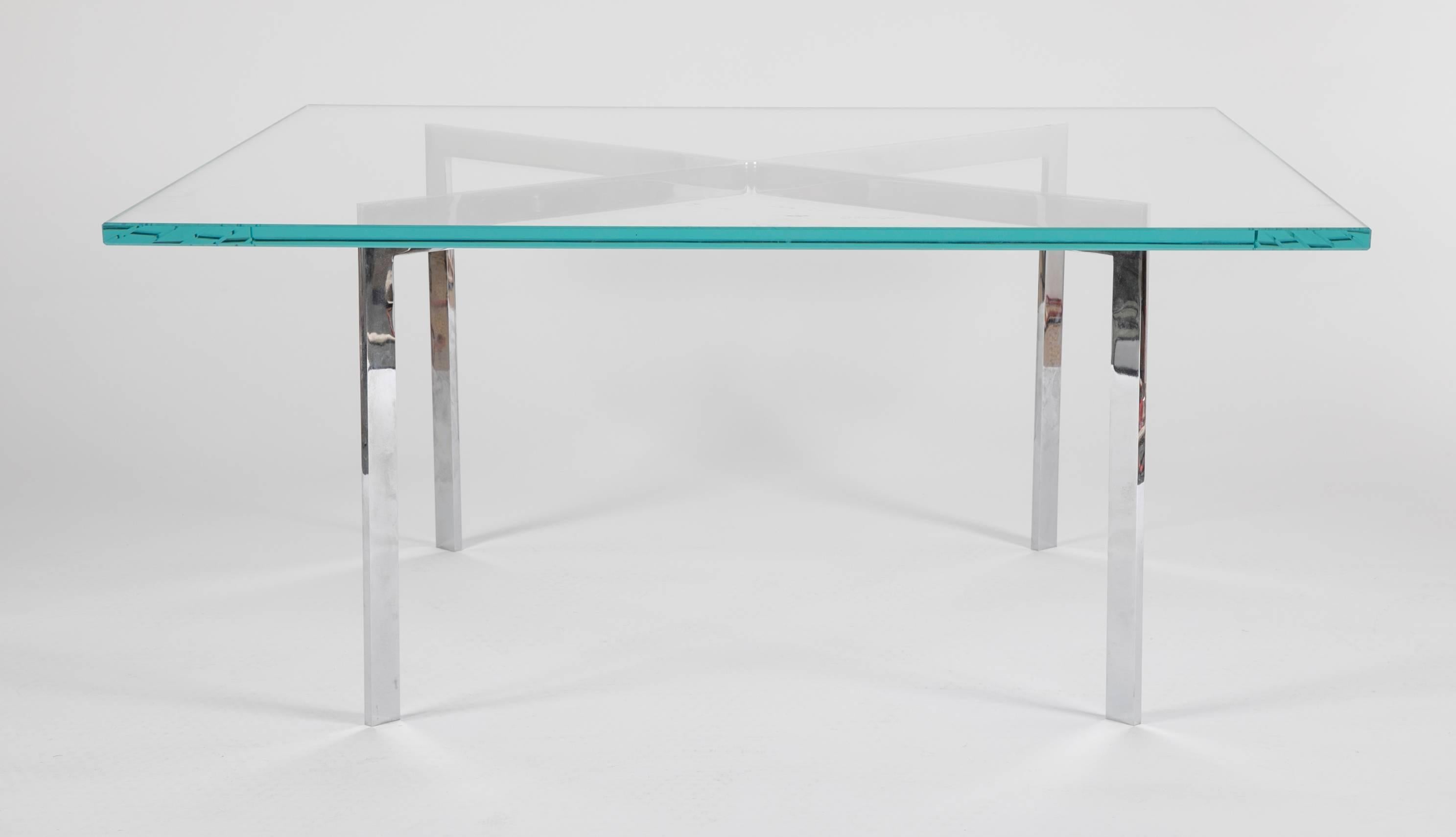 Bauhaus Iconic Barcelona Coffee Table by Mies van der Rohe for Knoll