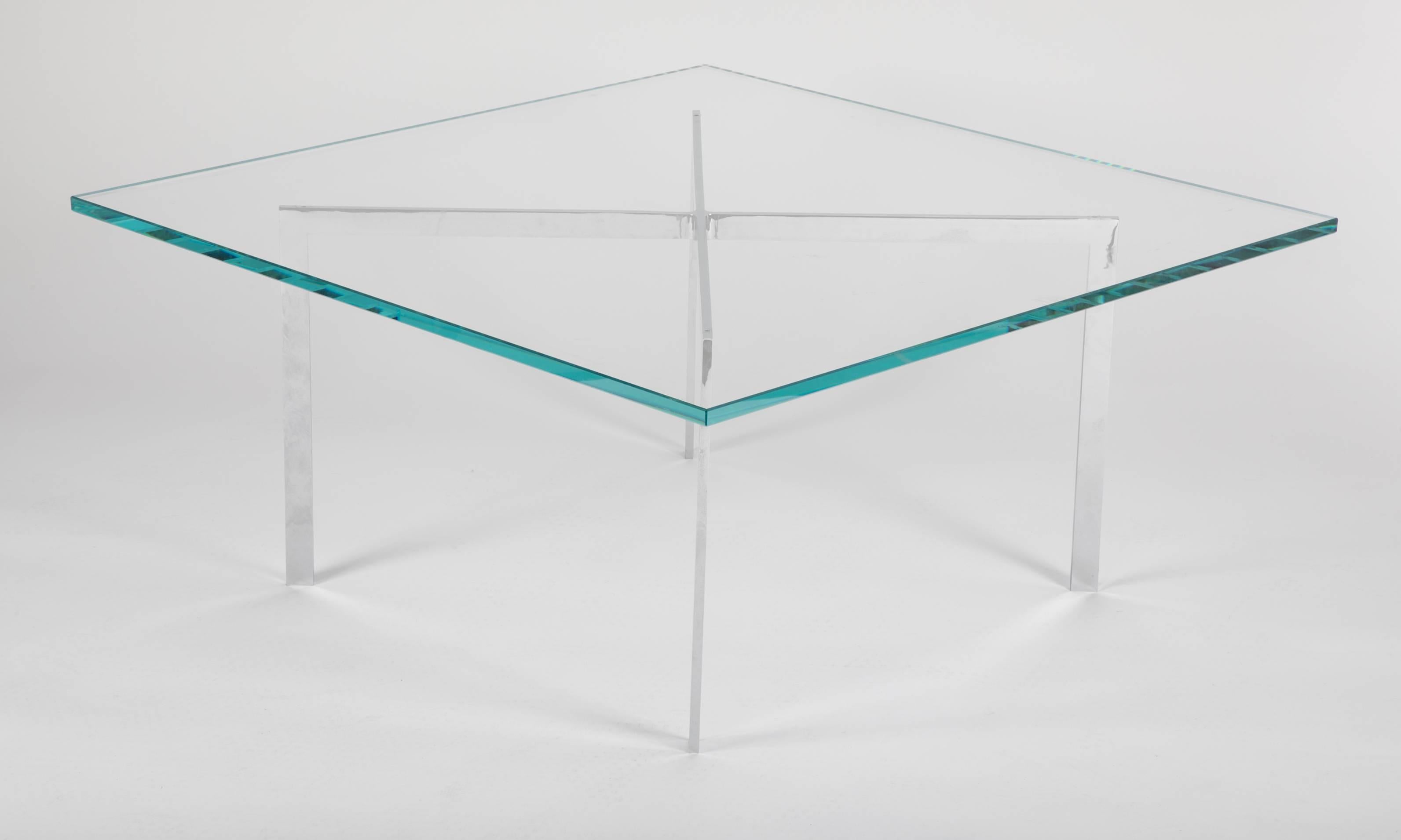 American Iconic Barcelona Coffee Table by Mies van der Rohe for Knoll