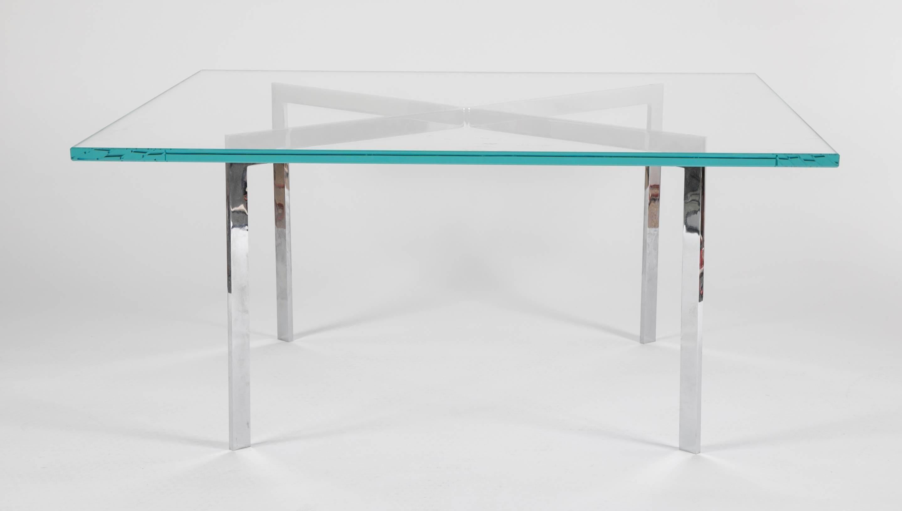 Polished Iconic Barcelona Coffee Table by Mies van der Rohe for Knoll