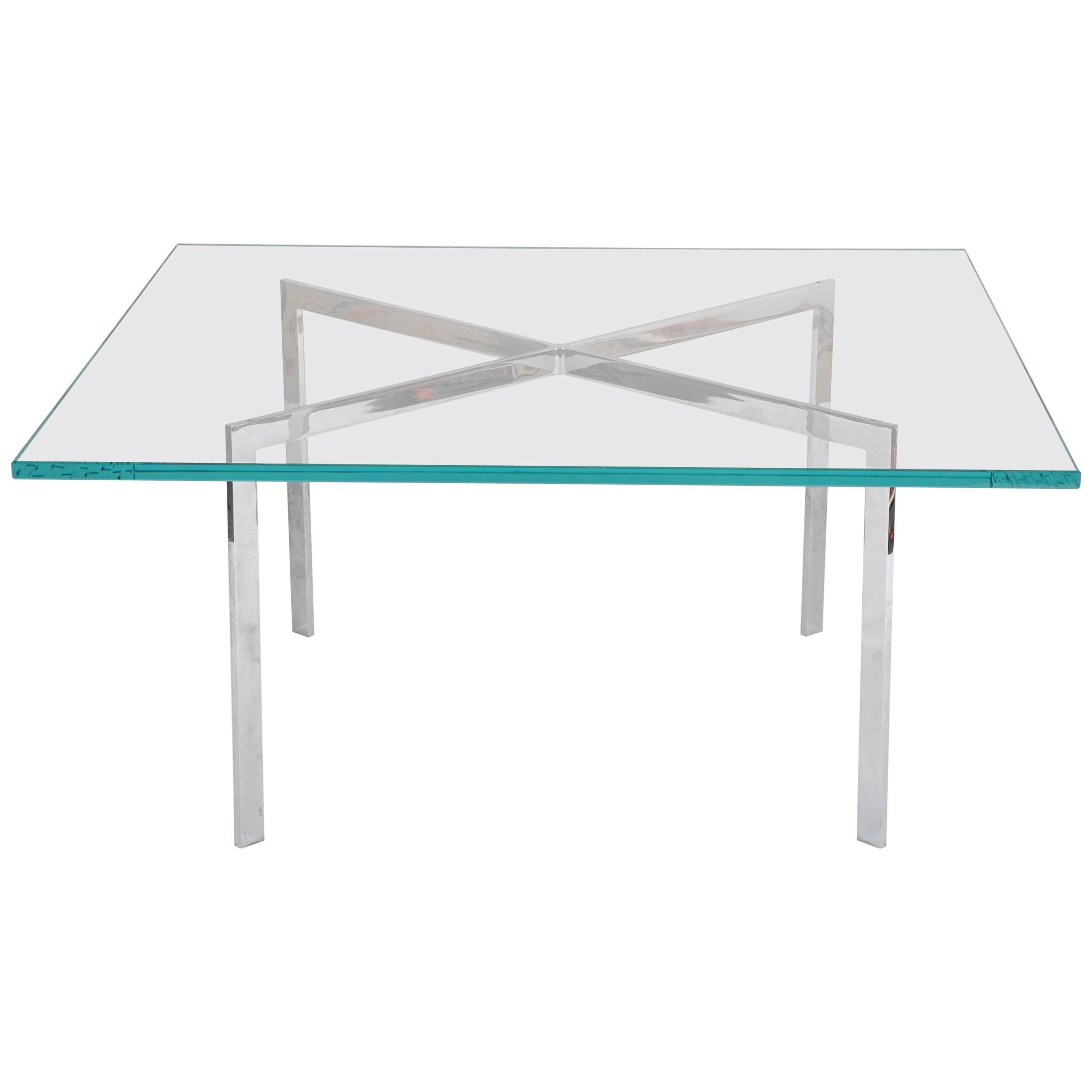 Iconic Barcelona Coffee Table by Mies van der Rohe for Knoll