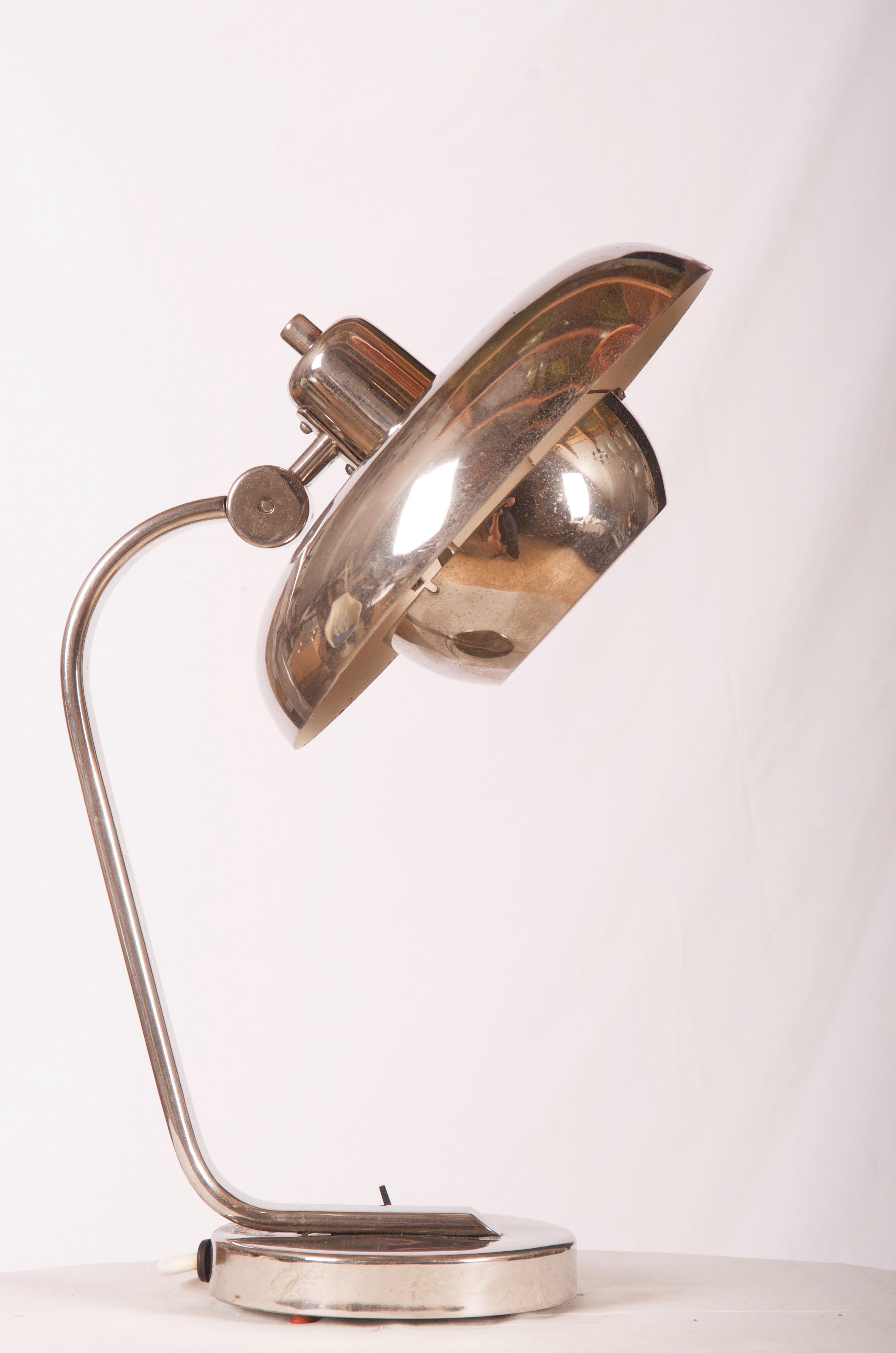Czech Iconic Bauhaus Desk Lamp For Sale