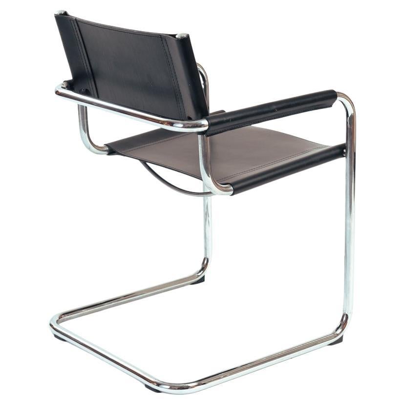 Icône du Bauhaus, le mg5 "S34" Mart Stam/ Marcel Breuer  chaise à châssis tubulaire, Fasem en vente