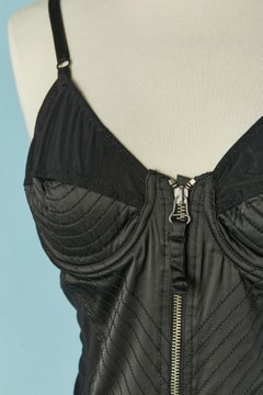 Iconic black lingerie cocktail dress Jean-Paul Gaultier Classique