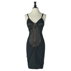 Iconic black lingerie cocktail dress Jean-Paul Gaultier Classique