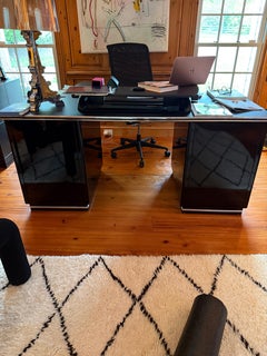 Iconic Black & Silver Art Deco Muller Chrysler Desk