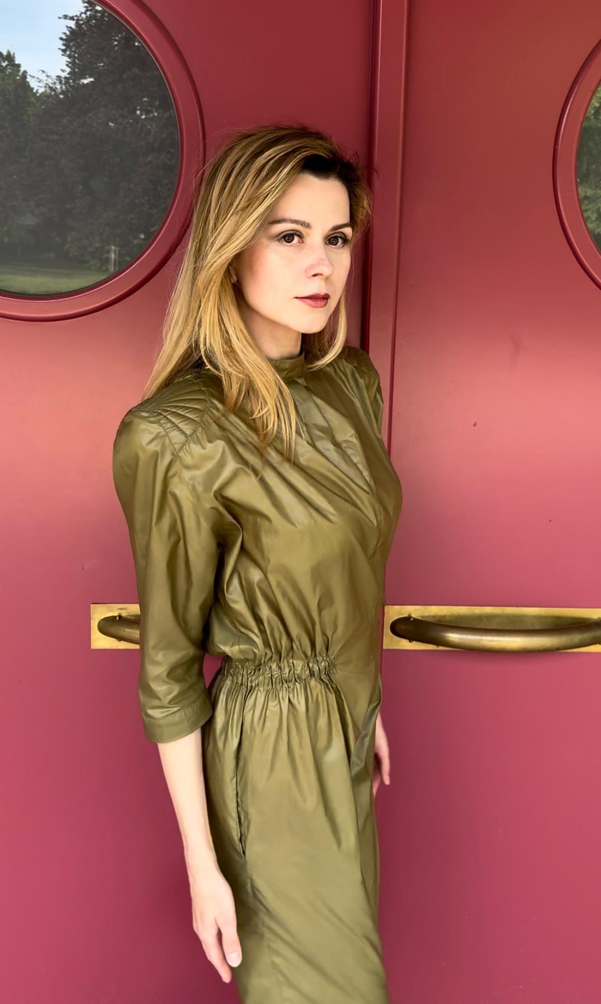 Iconic Blondie Jumpsuit 1979 Thierry Mugler In Fair Condition For Sale In Praha 4, Hlavní město Praha