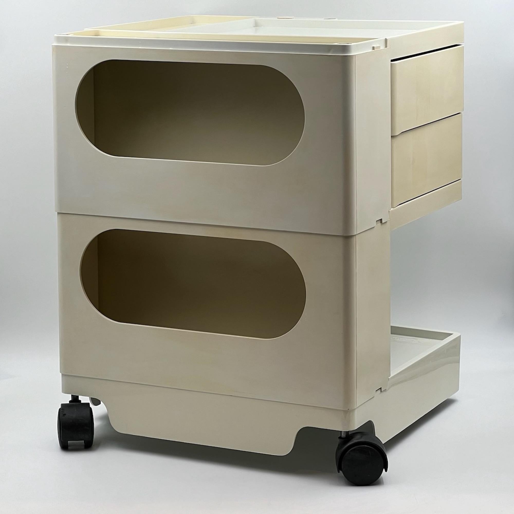 Italian Iconique chariot Boby de Joe Colombo - Cabinet primé de l'ère spatiale, années 1970 en vente