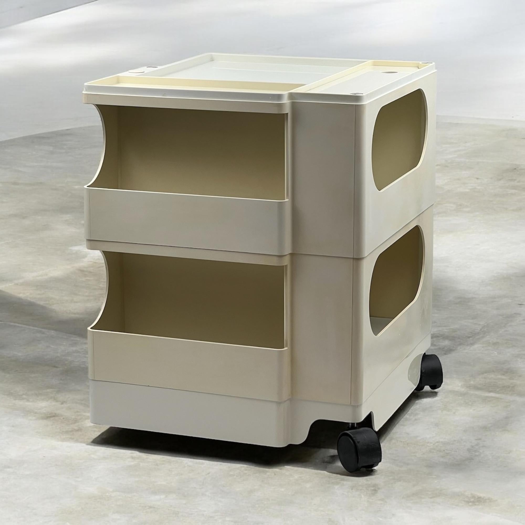 Plastica Iconic Boby Trolley by Joe Colombo - Space Age Award Winning Cabinet, 1970s in vendita