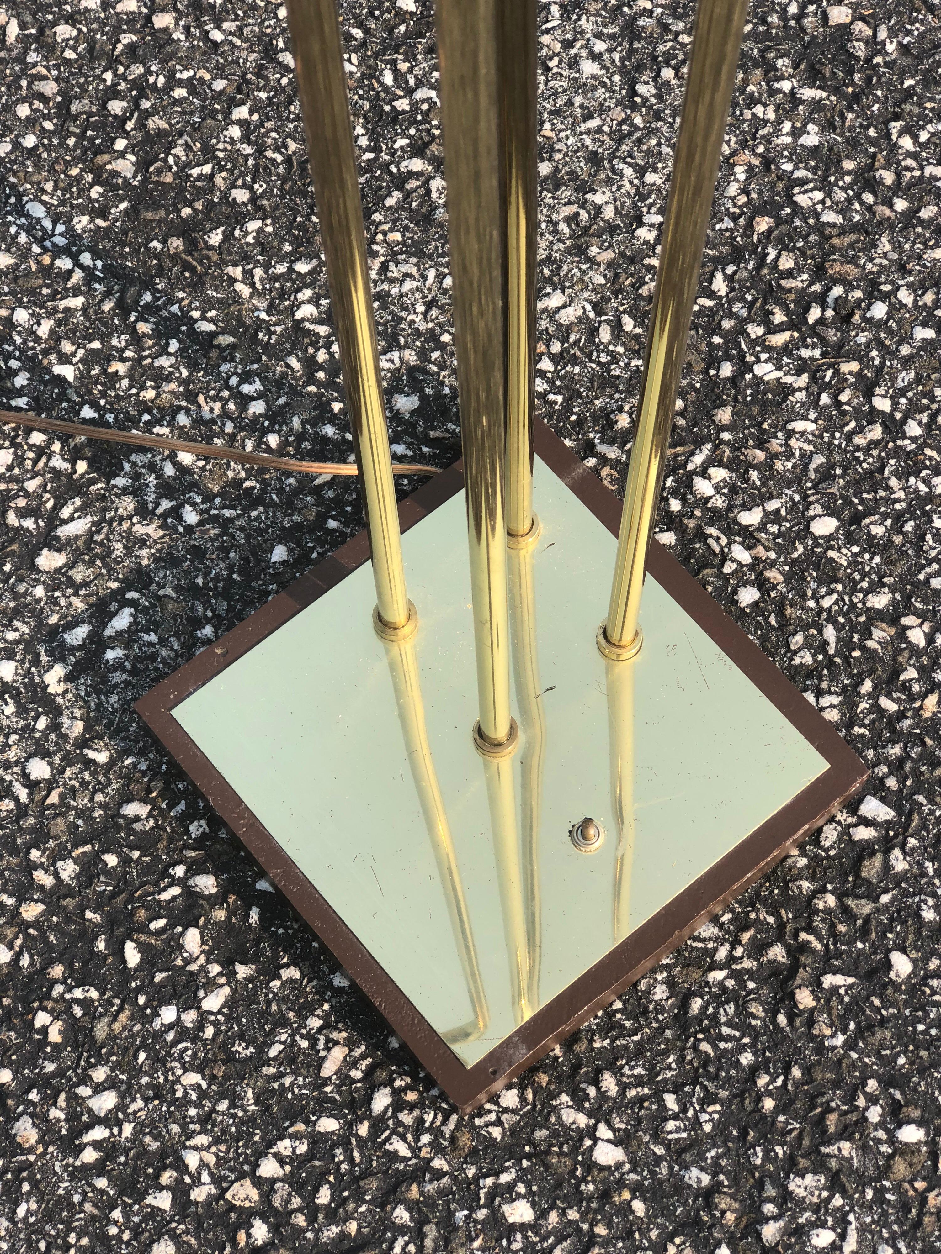 Iconic Brass Floor Lamp by Goffredo Reggiani, 1970s 4