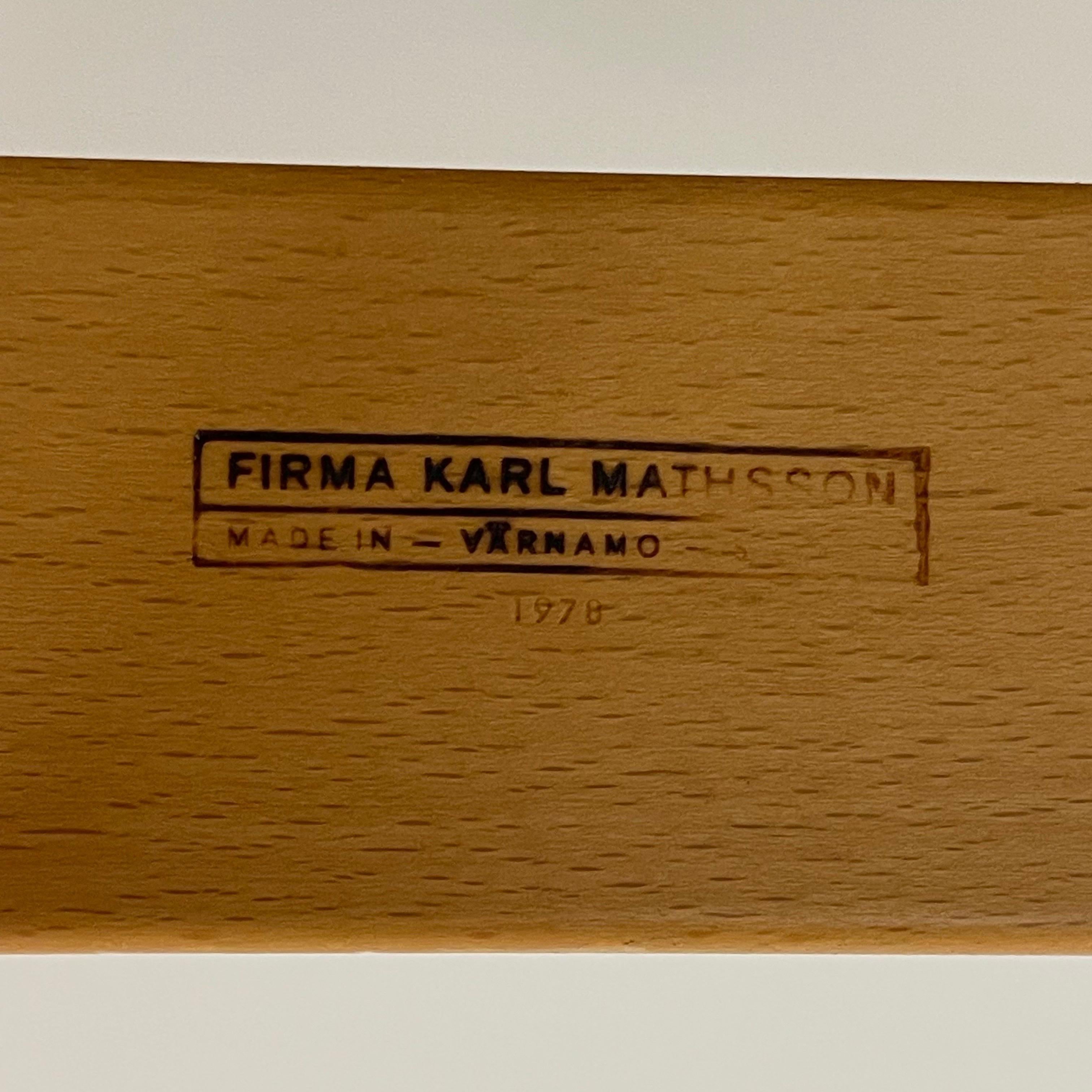 Iconic Bruno Mathsson Pernilla Chaise Lounge for Firma Karl Mathsson Sweden 1978 6
