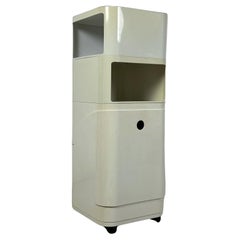 Used Iconic Cabinet Column with Laundry Bin Kartell 'Componibili' Anna Castelli, 60s
