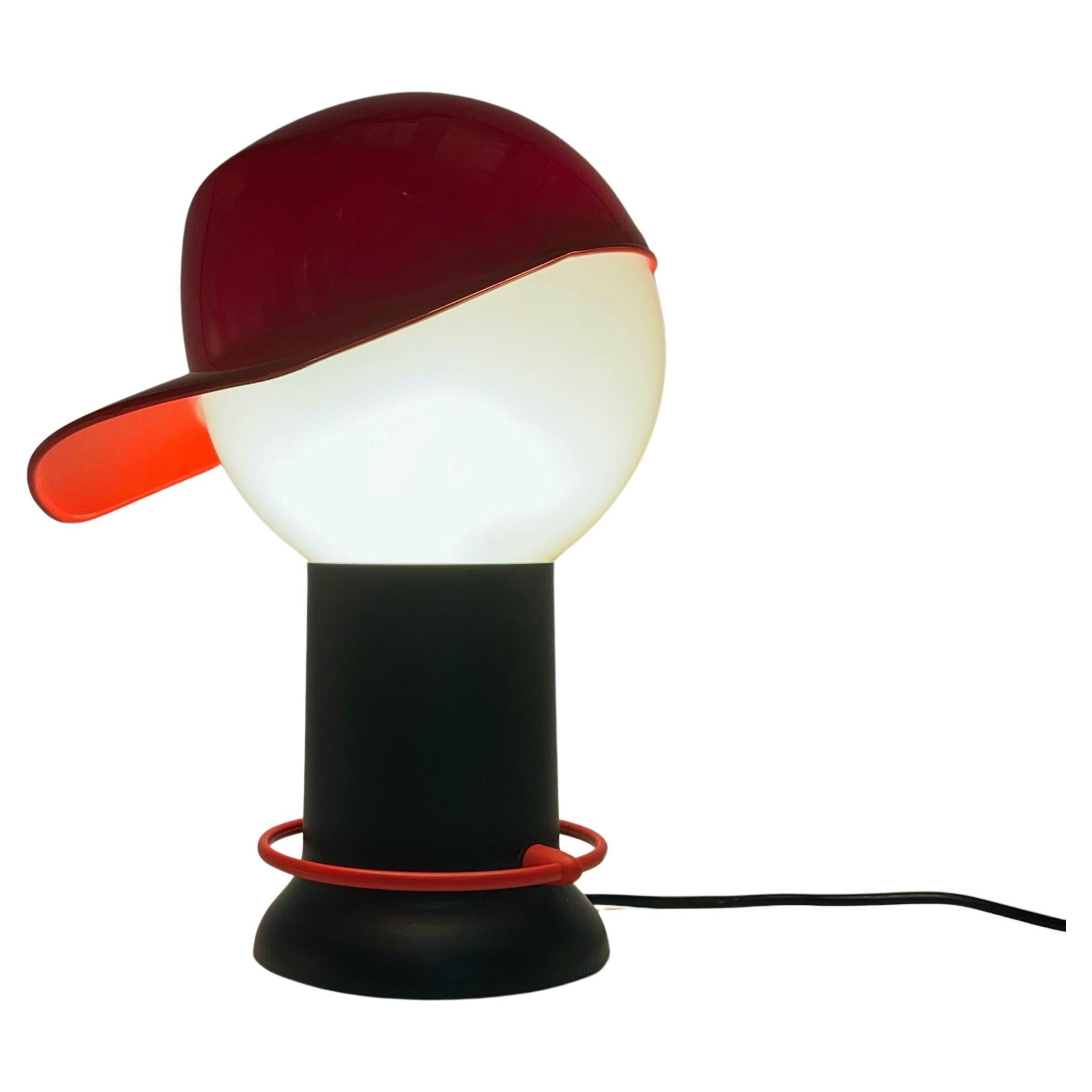 Iconic 'CAP' Table Lamp by Giorgetto Giugiaro for Bilumen Italy, 1980s For Sale