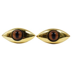 Ikonischer Carl Auböck Handcrafted Eye Flaschenverschluss #4538, Kork & Messing, Österreich