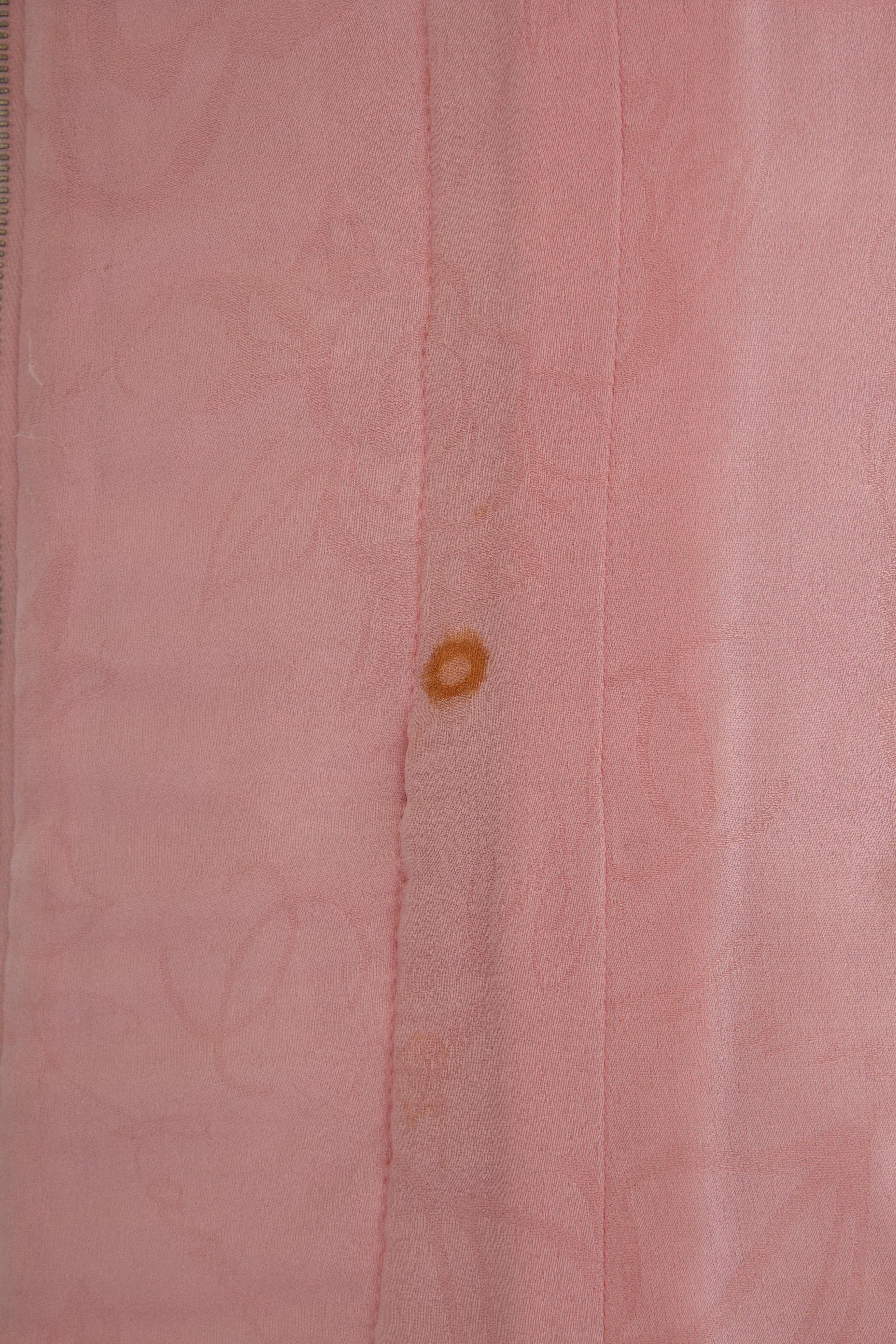 L'iconica giacca Chanel A/I 2014 Supermarket Barbie a quadri rosa 14A Fantasy Tweed in vendita 13