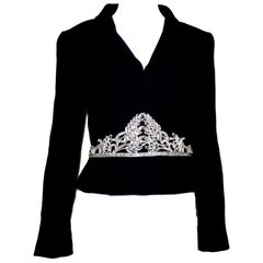 Iconic Chanel Signature Crystal Beaded Evening Jacket like Haute Couture