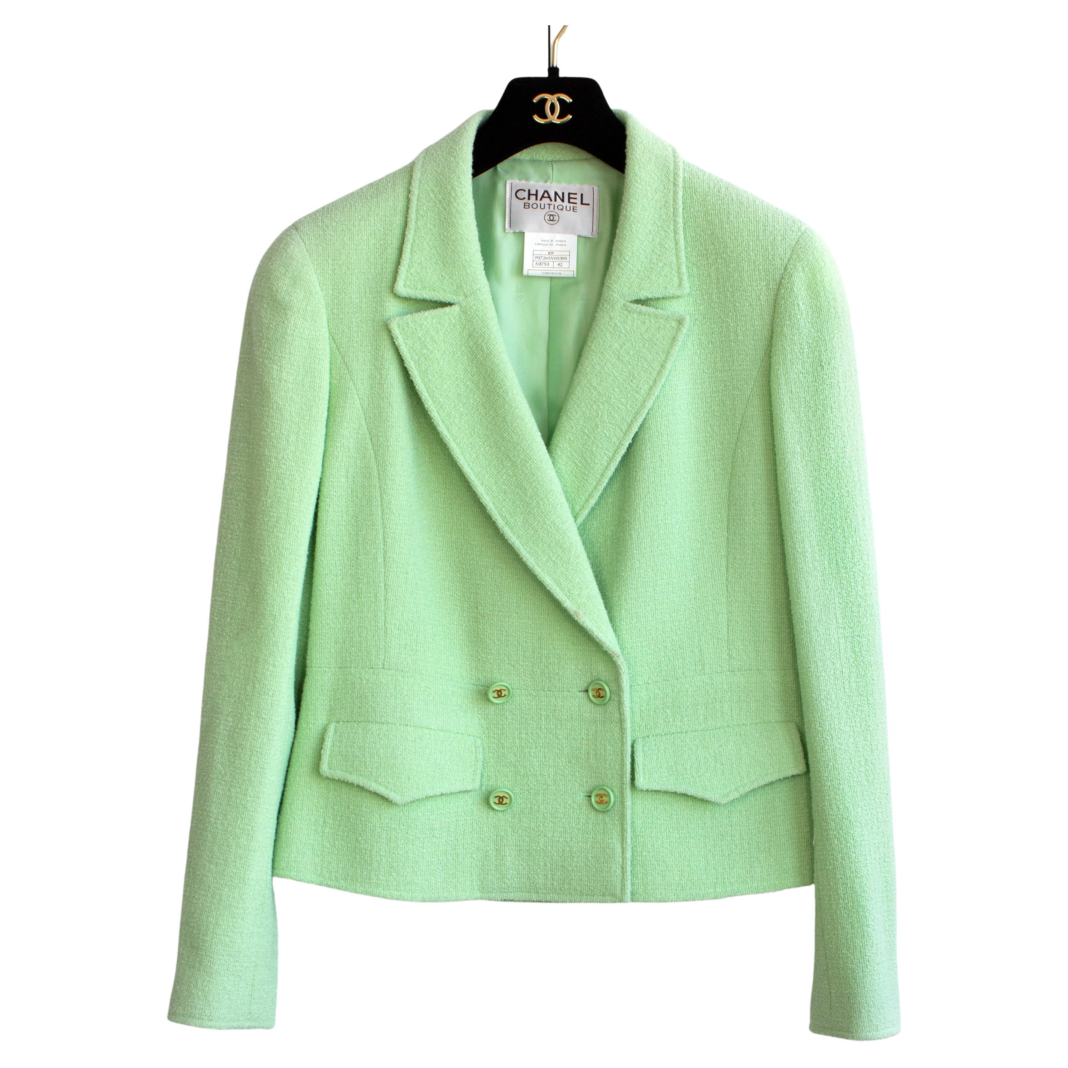 green chanel jacket