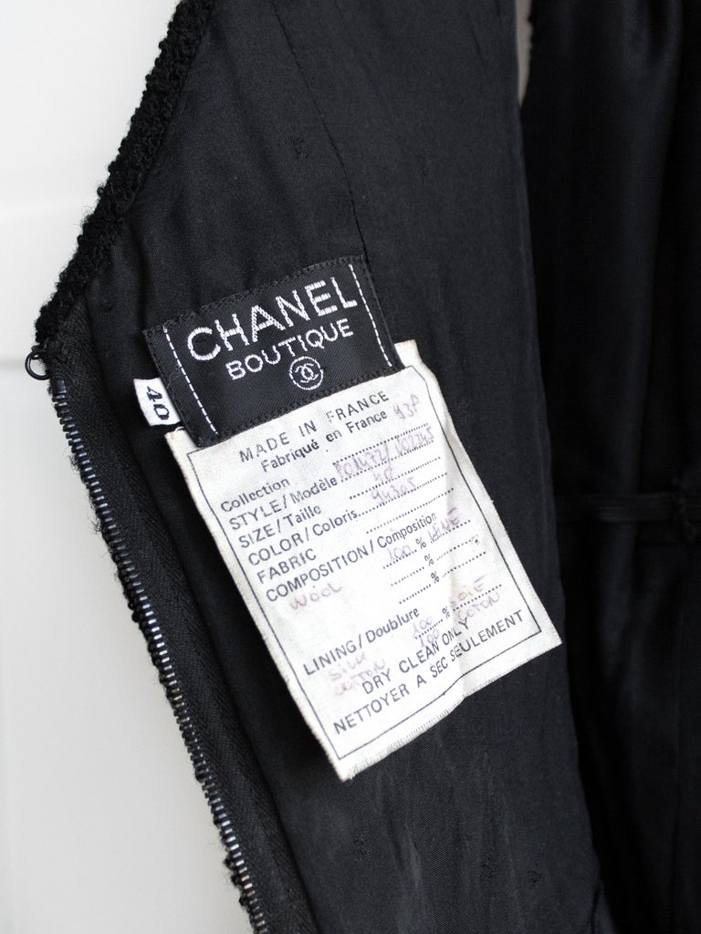 Iconic Chanel Vintage Spring 1993 Black Gold Clover Tweed Corset 93P Top at  1stDibs