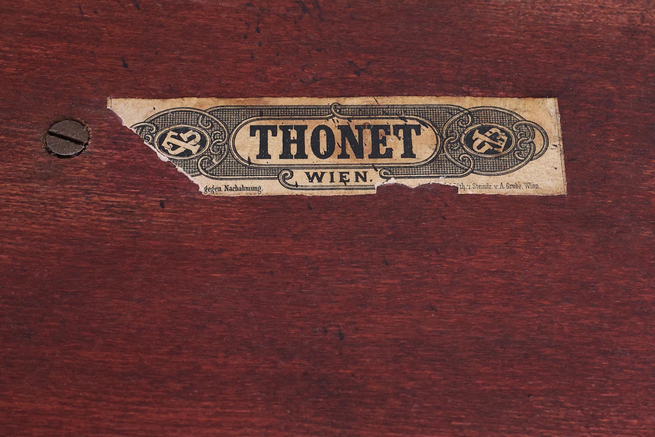Iconique miroir chevalière modèle 9954 de Thonet, Autriche, vers 1904 en vente 6