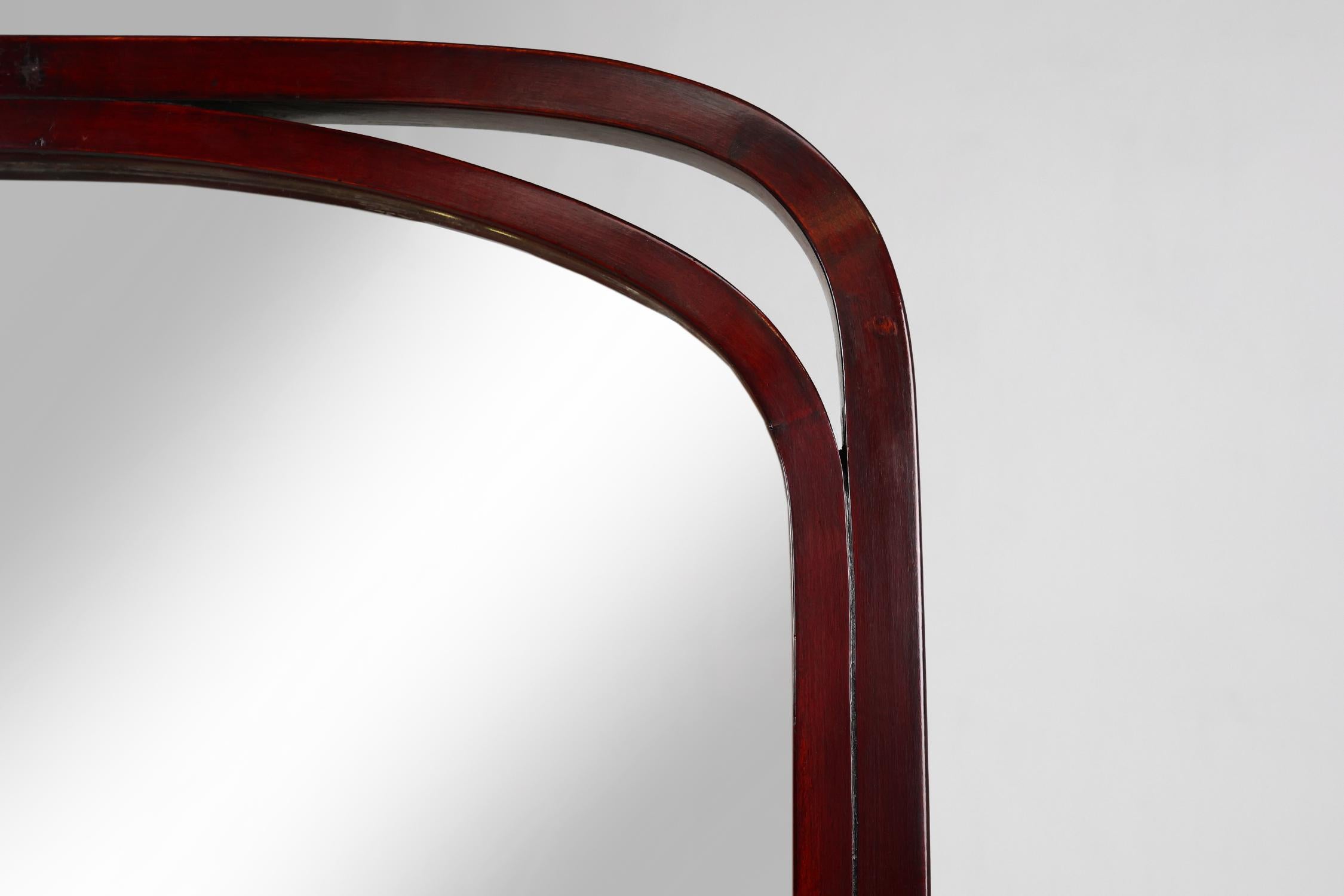 Iconique miroir chevalière modèle 9954 de Thonet, Autriche, vers 1904 en vente 2