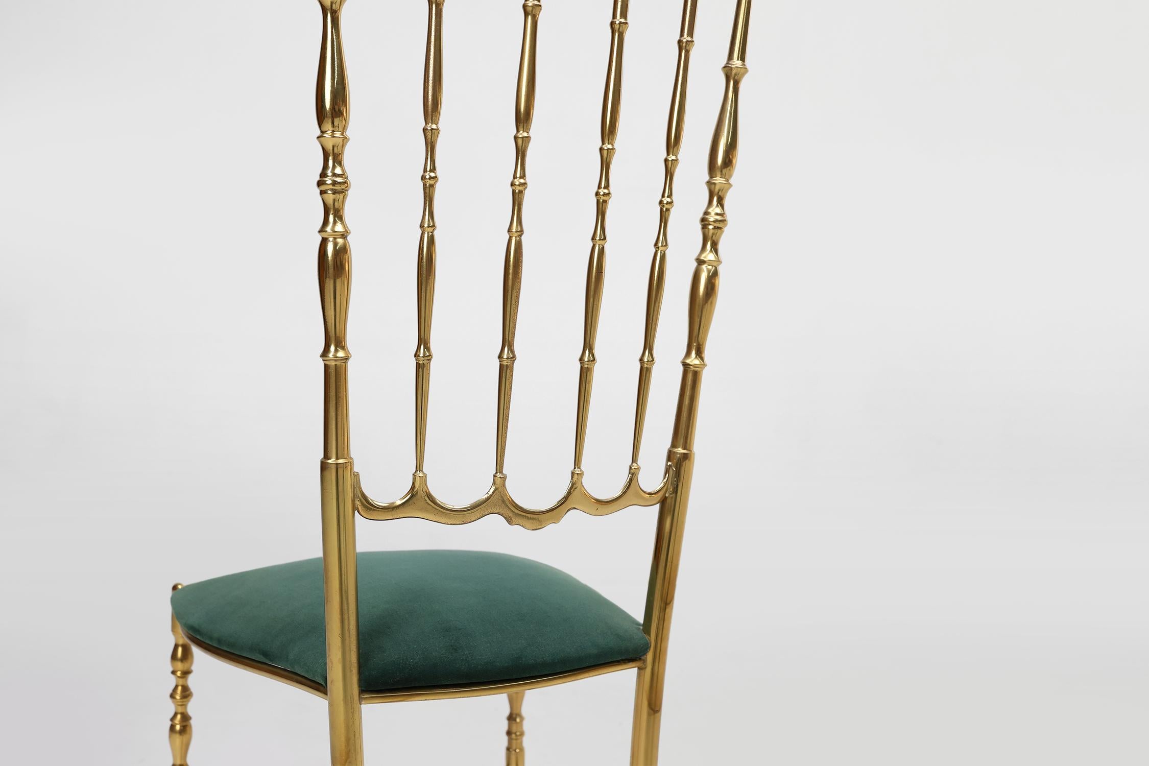 Iconic Chiavari chair by Giuseppe Gaetano Descalzi, Italy 1970s In Good Condition For Sale In Meulebeke, BE